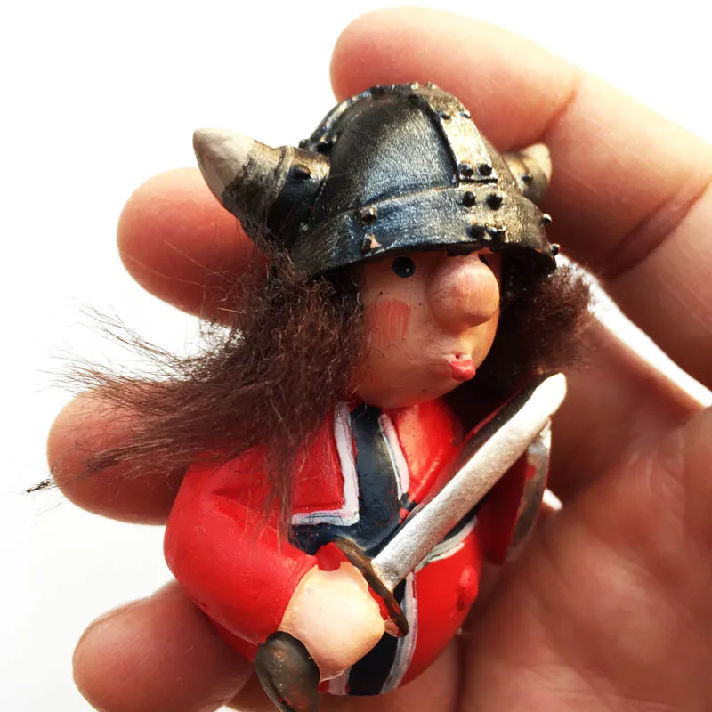 Магнитный сувенир на холодильник скандинавский Дания креативный декор викинги