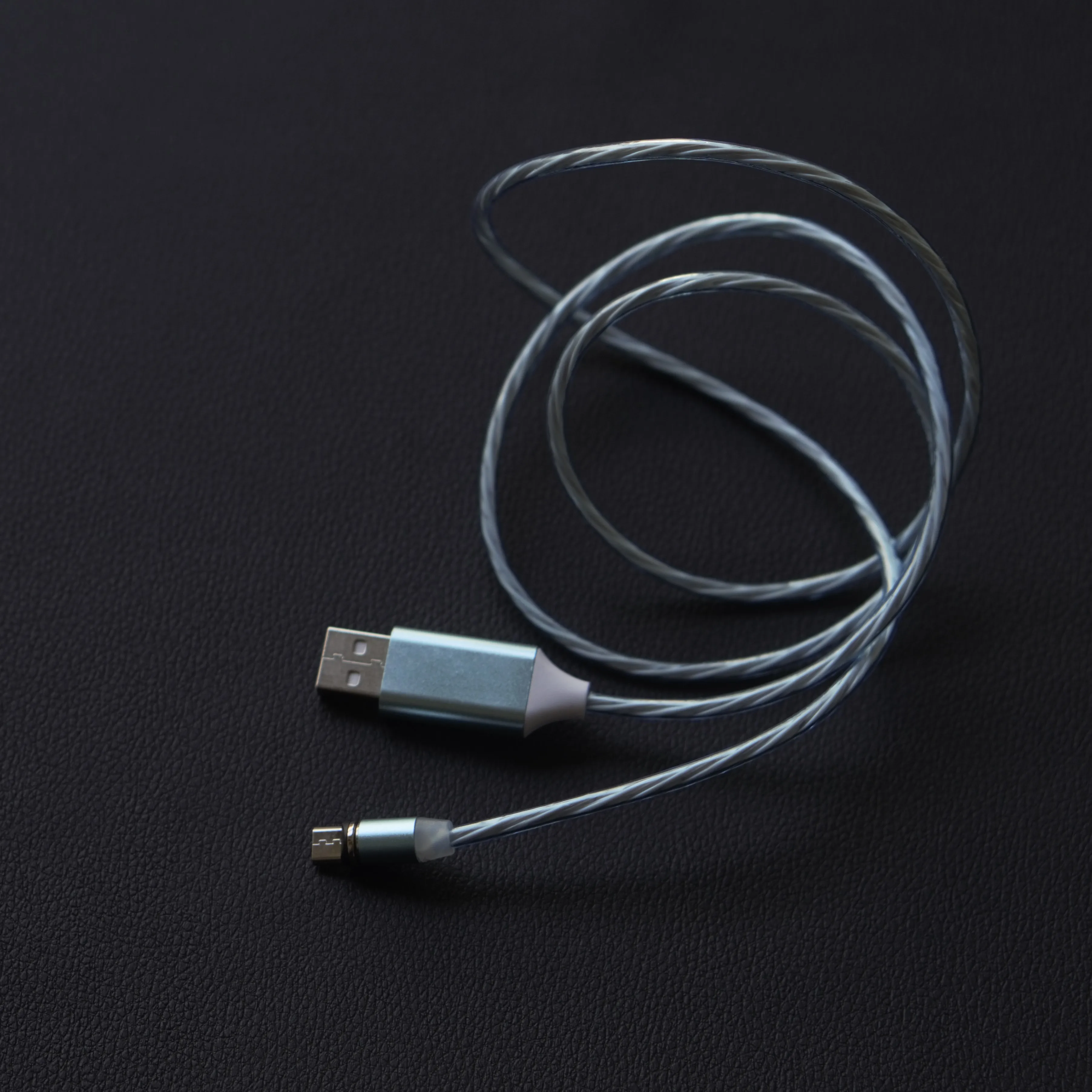 Магнитный зарядный адаптер светящийся кабель Micro USB для Samsung A90 A31 XIAOMI Mi9 Redmi 7 8 NOTE9