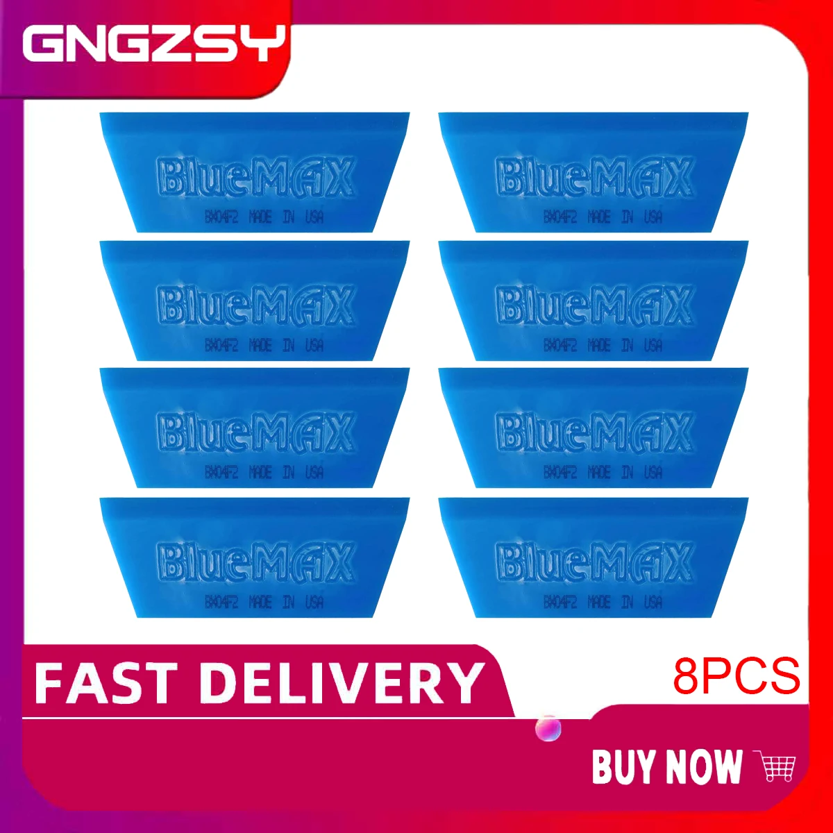 8 шт. BLUEMAX резиновое Запасное лезвие для ручки оттенок окна скребок виниловой