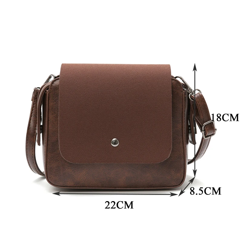 

Women Soft Pu Leather Crossbody Bags Fashion Flap Shoulder Messenger Bag 2020 Vintage Lady Design Handbag New Casual Tote Bags