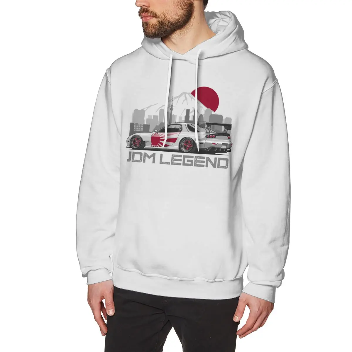 

JDM Legend Car Sweatshirt Boy Casual Camiseta Pure Cotton S-6XL