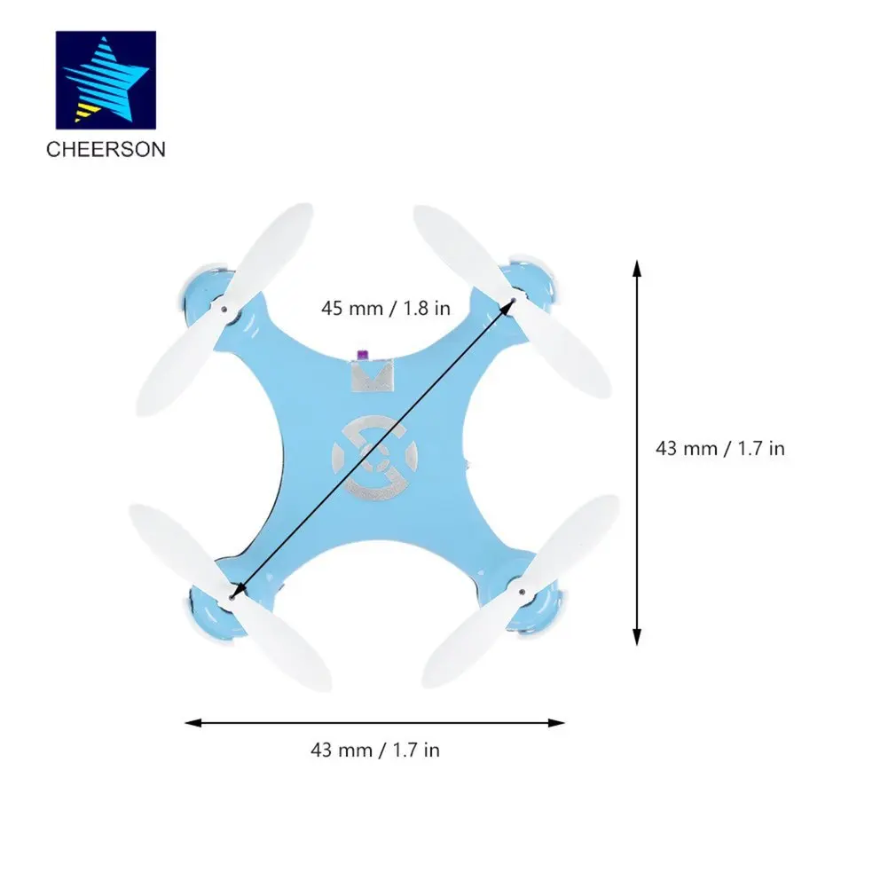 

Mini RC Drone helicopter Radio Aircraft Headless Mode Drone Quadcopter Mini for Cheerson CX-10 6 Axis Remote Control Toy for Kid