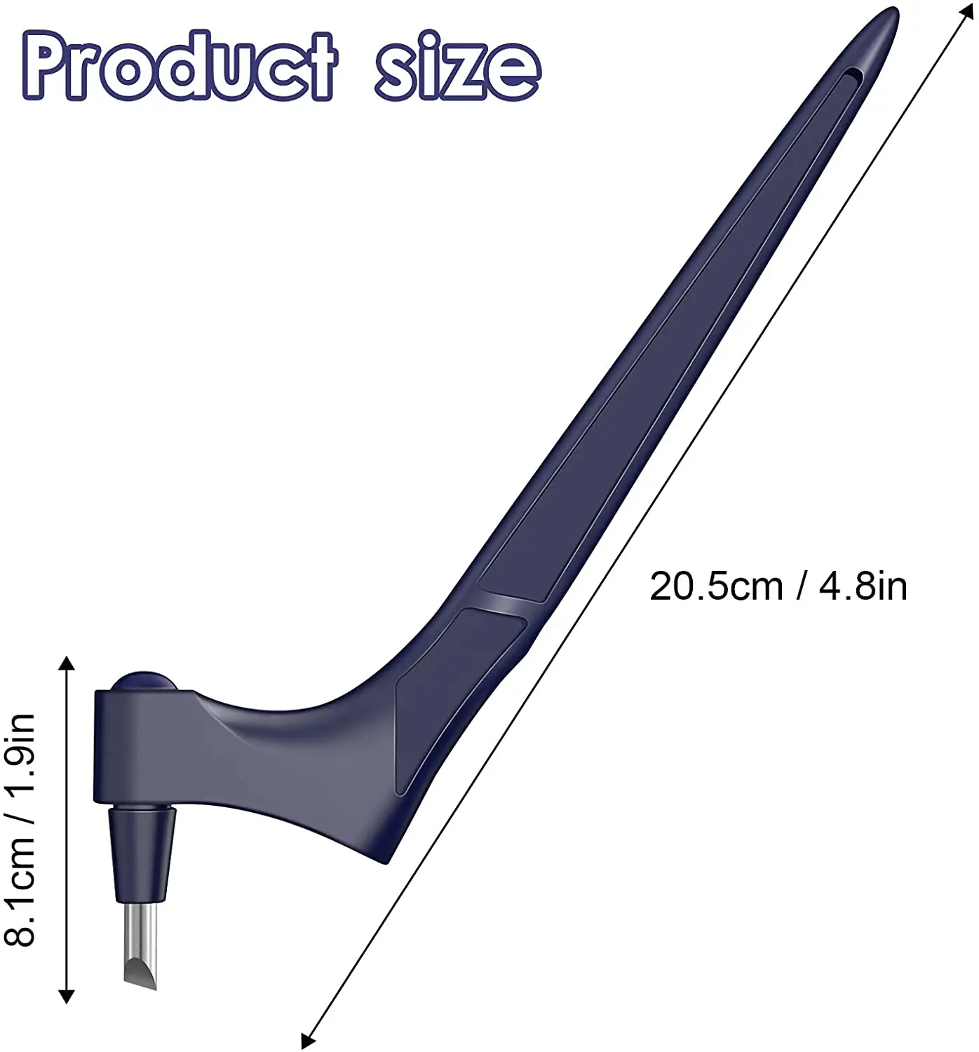 

Craft Cutting Tools, Stainless Steel Knives 360 Degree Rotating Cutting Blade Handhled Paper-Cutting ToolScrapbooking