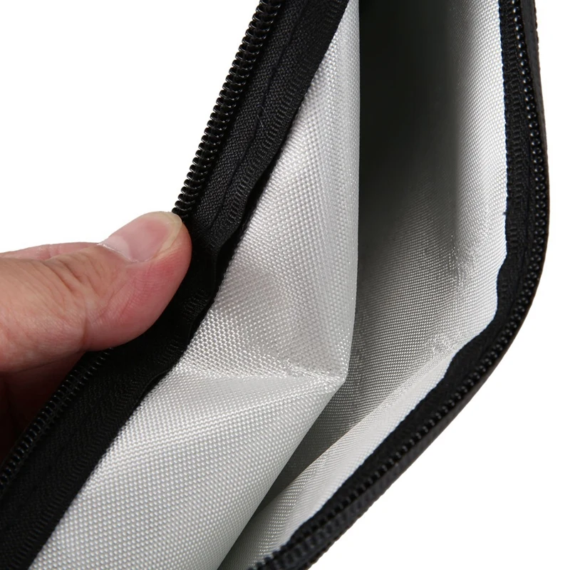 

Fireproof Document Bags, Waterproof and Fireproof Bag with Fireproof Zipper for iPad, Money, Jewelry, Passport, Document Storage