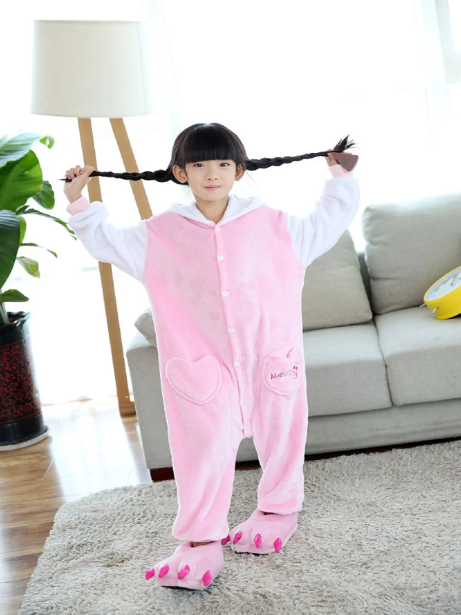 Детский карнавальный костюм Hello kitty для девочек и мальчиков пижама с капюшоном