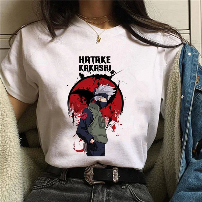 

Naruto T Shirt Akatsuki Harajuku Funny Cartoon Women Japanese Anime T-shirt Sasuke Ullzang Graphic Tshirt 90s Top Tees Female