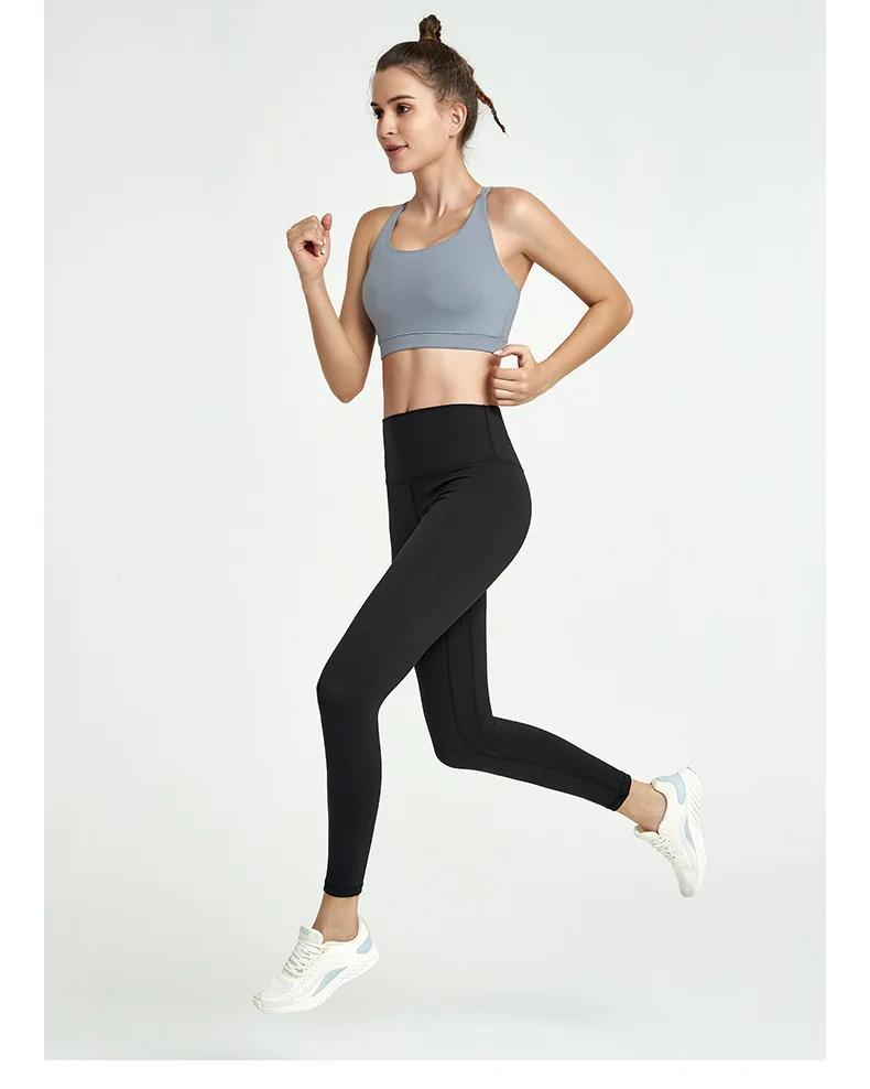 Backless Bra New Sports Underwear Shockproof Sleeveless Vest Beauty Back Sports Quick-drying Breathable Fitness Yoga Clothes