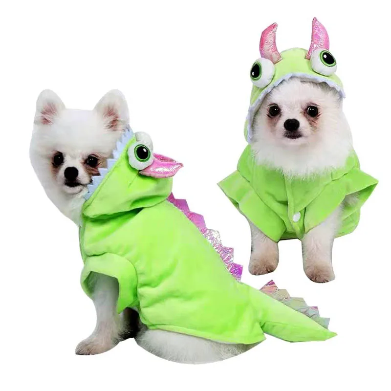 

Dog Clothes For Small Dogs New Pet Costume Halloween Costume 3d Pterodactyl Fall And Winter Personality Funny