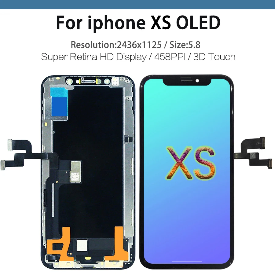 5 шт. AMOLED экран для iPhone X XS XR ЖК-дисплей OEM Оригинальный сенсорный дигитайзер в