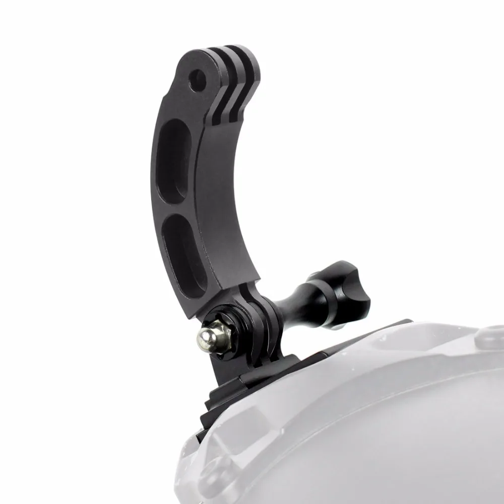 BGNing регулируемое основание Крепление для Gopro Hero 8 7 5 Xiaomi yi для sjcam для DJI Экшн камеры штатив шлем ремень крепление аксессуар
