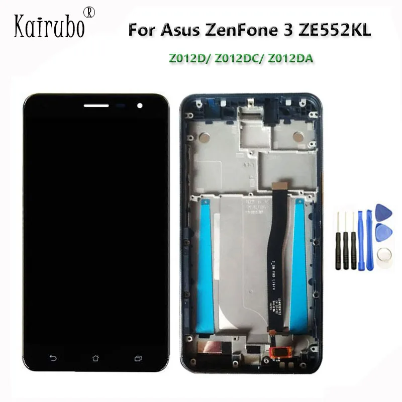 Фото ЖК-дисплей 5 дюйма для Asus ZenFone 3 ZE552KL/Z012D/Z012DC/Z012DA сенсорная панель с дигитайзером и