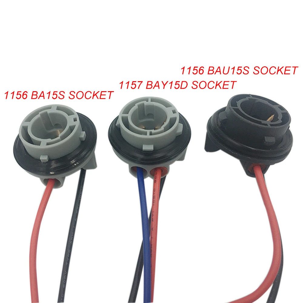 Светодиодный 1156/1157 ba15s bau15s bay15d лампочка Розетка База автомобильная лампа Женская