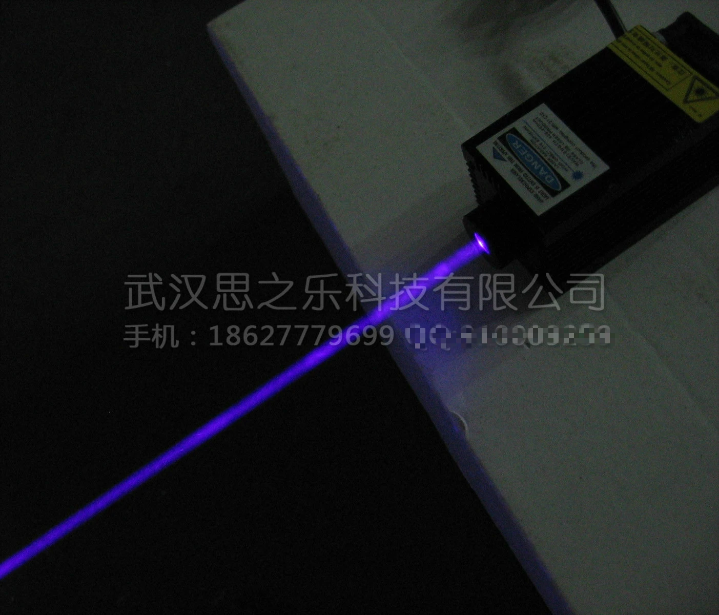 Лазерный диодный модуль 12 В постоянного тока Фокусируемый 300 МВт 405 нм фиолетовый