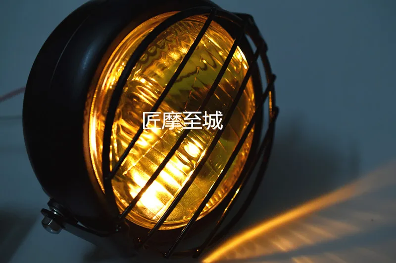 Universal 7inch Motorcycle Headlight Mesh Grill Mask Headlamp Protector Guard Square/Rhombus Cover 18CM |