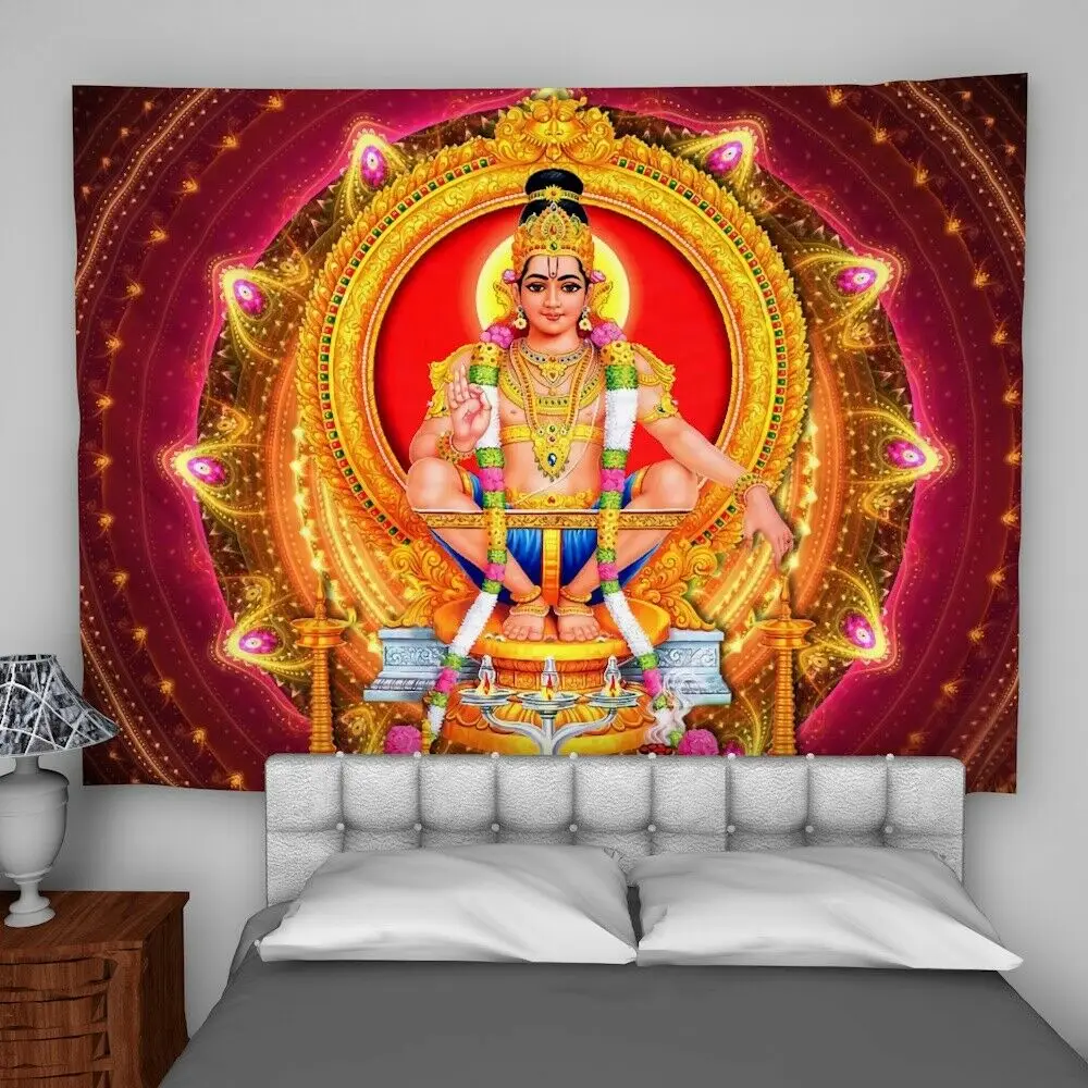 

Shambhu Religion Wall Hanging Tapestry Psychedelic Bedroom Home Decoration