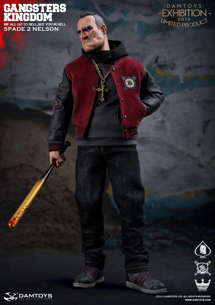 

DAM GK002EX 1/6 Gangsters Kingdom-Spade 2 Nelson Special Project Collection Action Figure for Fans Holiday Gift