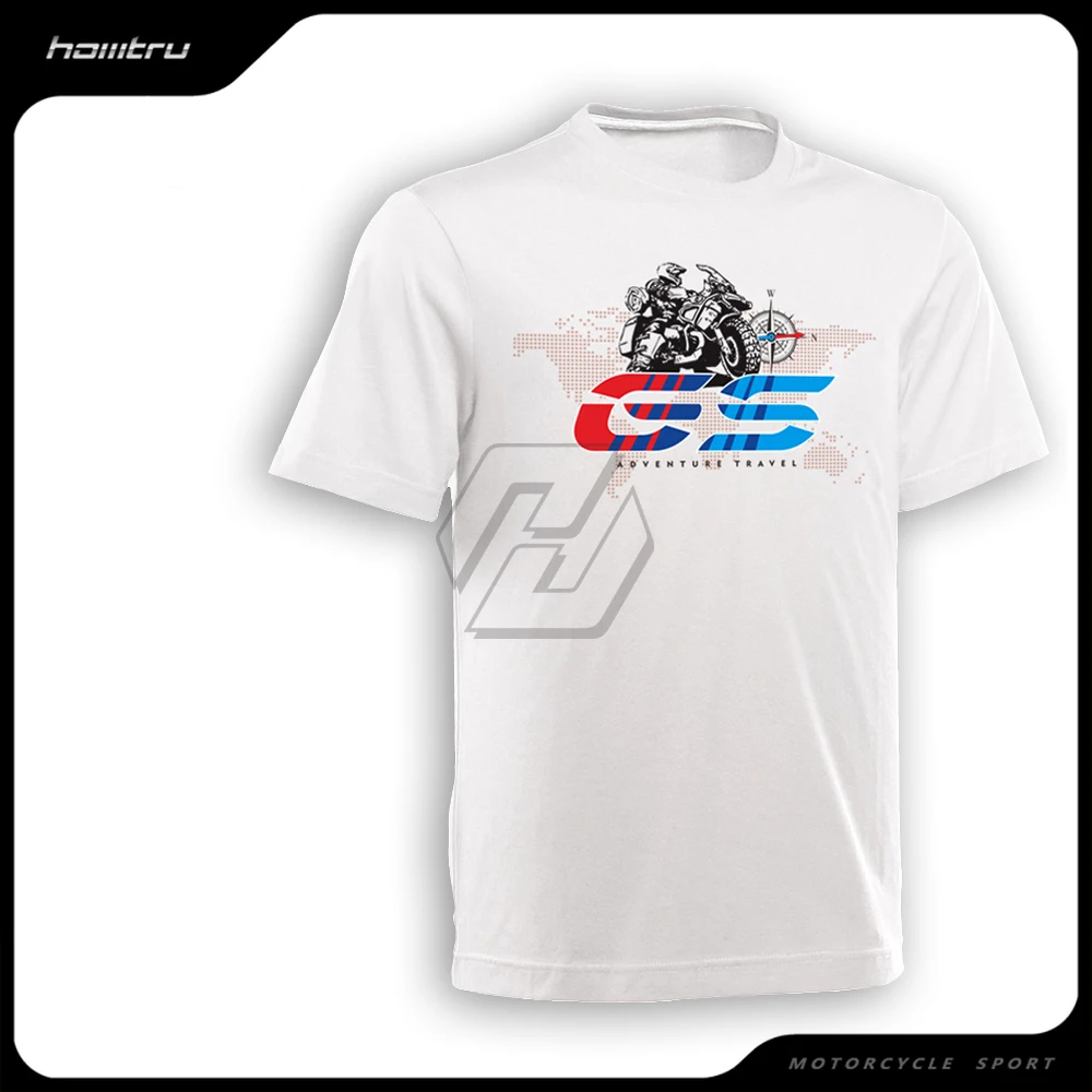 

Motorcycle O-Neck Printed T-Shirt Short Sleeve T Shirt Case for BMW F650GS F700GS F800GS F850GS G310GS R1200GS Adventure T Shirt