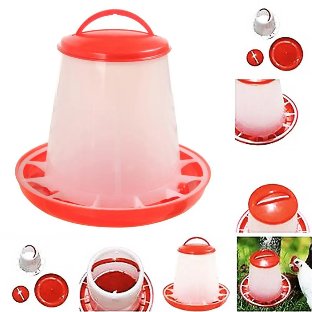

Automatic Feeder Fowl Chicken Poultry Farming Breeding Water Food Feed Dispenser Lightweight Durable Hanging Food Dispenser