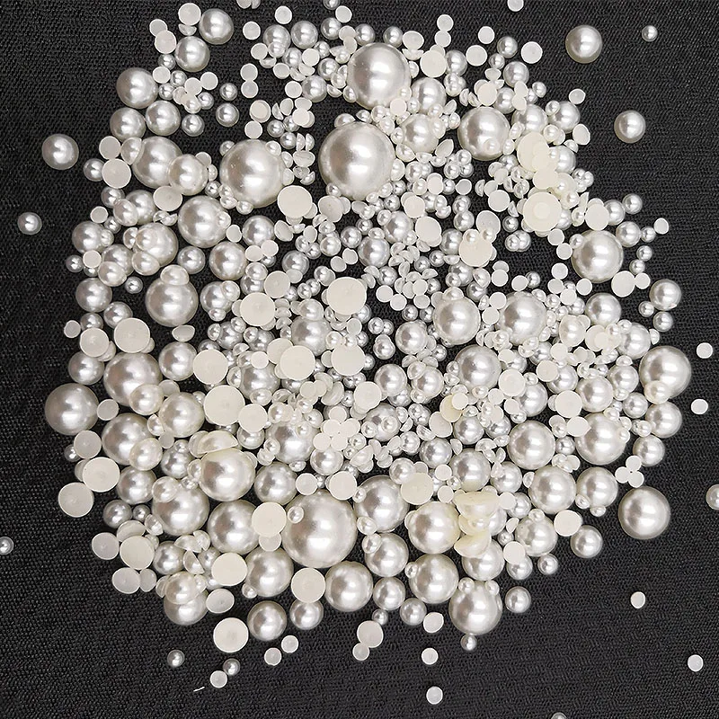 2/3/4/5mm Half Round Pearl Rivets Button for Cloth Pants Hat Bag Shoes DIY Crafts Decoration Home Garment Accessories | Дом и сад