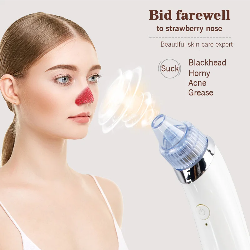 Уход за лицом вакуумный черноголовых удаления прыщей уход кожей машина поры