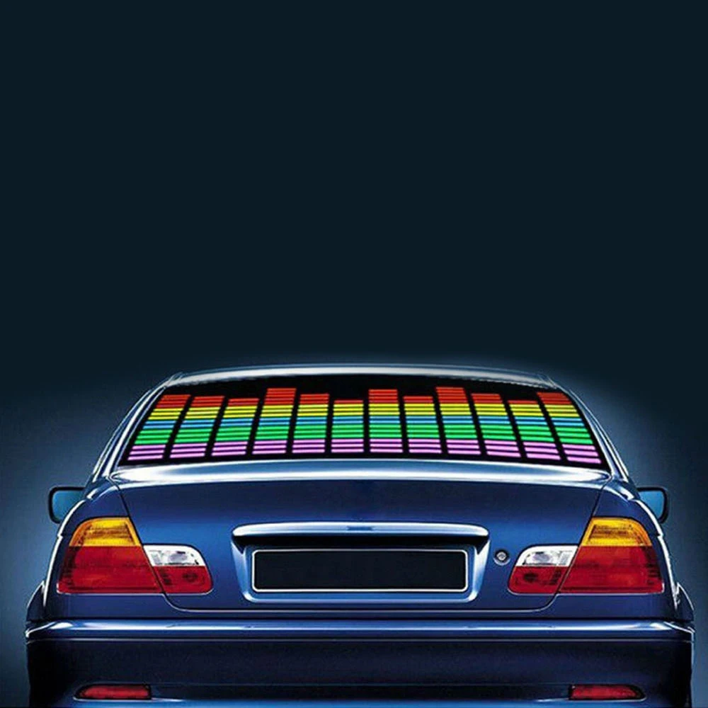 Автомобильный декоративный светильник RGB светодиодный музыкальный ритм