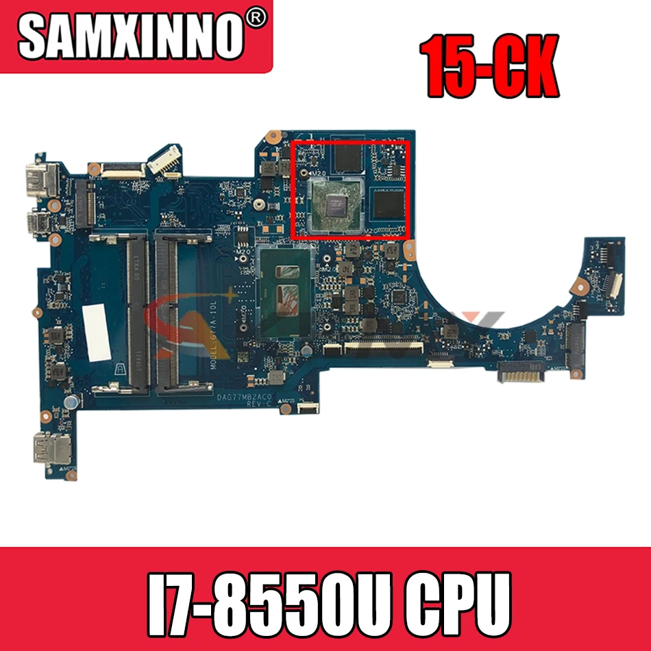 

Akemy для струйного принтера HP Pavilion ноутбук 15-CK материнская плата MX150 2 Гб I7-8550U DAG77MB2AC0 L01687-001 L01687-501 L01687-601 тестирование работы