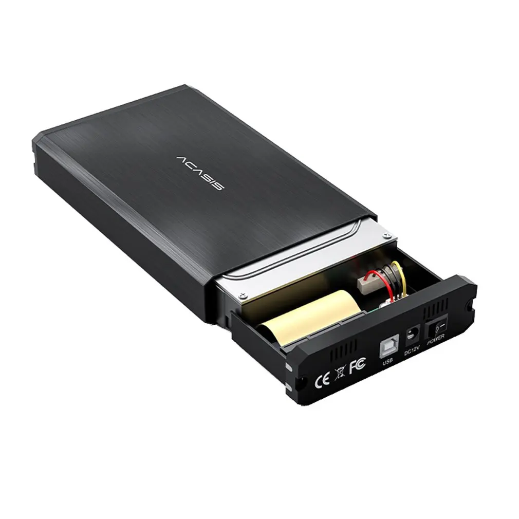

BA-06USI USB 2.0SSD Mobile hard disk Box Dual Using SATA & IDE Interface 3.5 inch Universal HDD Enclosure aluminum alloy