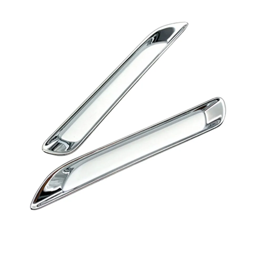2PCS Rear Fog Light Vehicle ABS Chrome Car Accessories Lamp Cover Replacement External Trim Protection Decorative Frame |