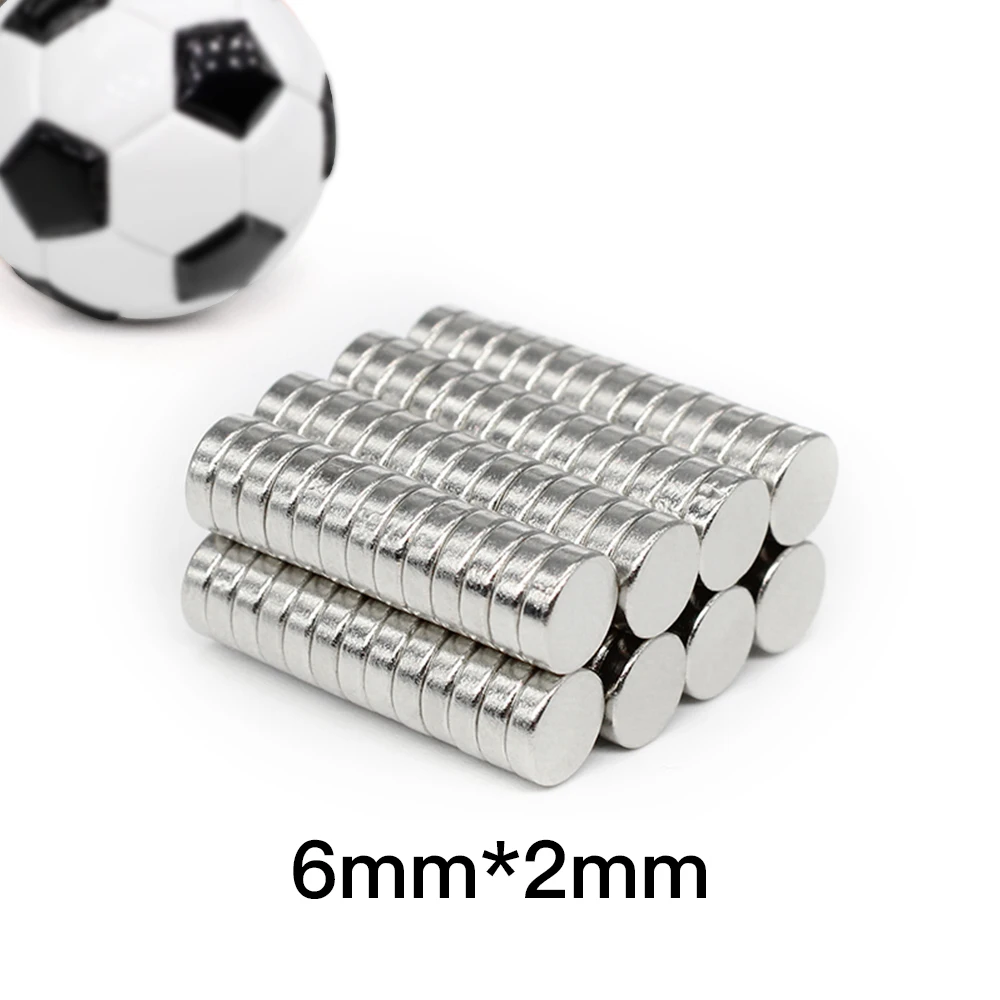 50/100/200/300/500/1000 шт. 6x2 мини круглые магниты сильные 6 мм x 2 N35 Круглый постоянный
