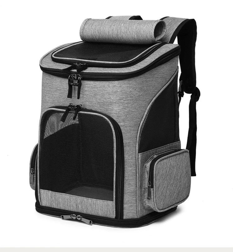 

Large Pet Bag Foldable Dog Backpack High-quality Nylon Pet Cat Dog Carrier Bag Adjustable Shoulder Strap Pet Travel Backpack
