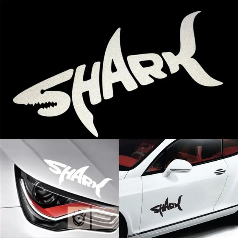 1 шт. крутые стильные акулы авто багажник триллер заднего окна наклейки на