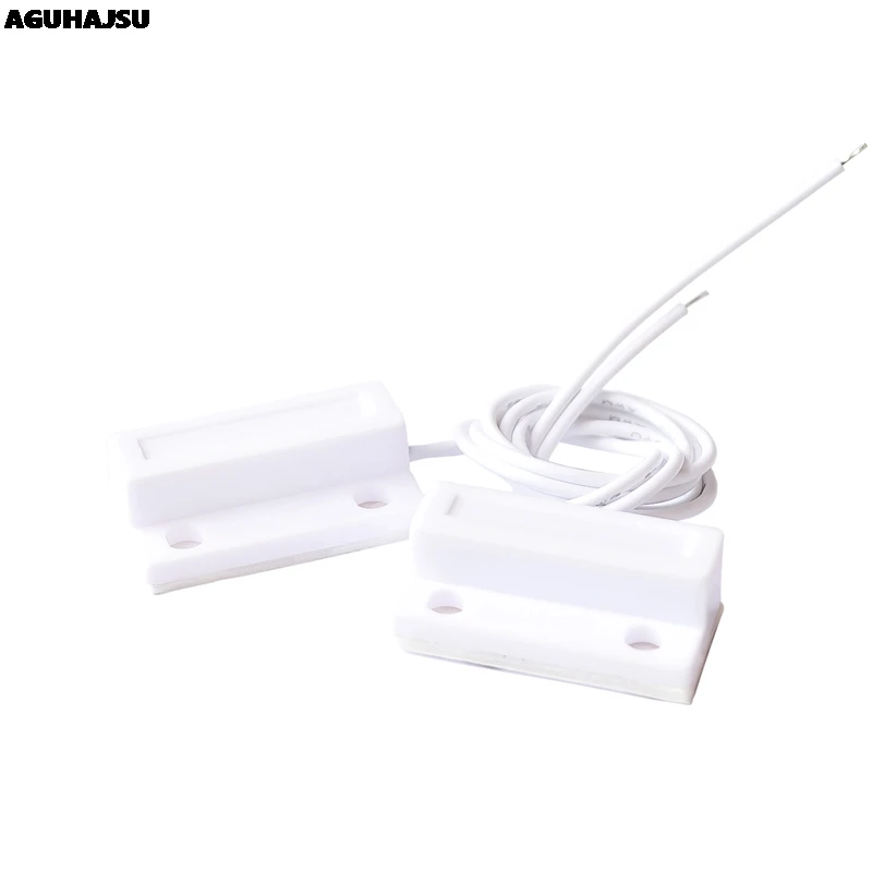 MC-38 MC38 Wired Door Window Sensor 30mm Wire Lengthen Randomly Magnetic Switch Home Alarm System for arduino | Электронные