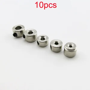 10 шт., металлическая втулка, внутренний диаметр вала 1,552,552,053,054,055,05 мм, Винты M3