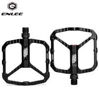 enlee bicycle pedals ultralight aluminum alloy du bearing pedals for mountain bike road riding pedals