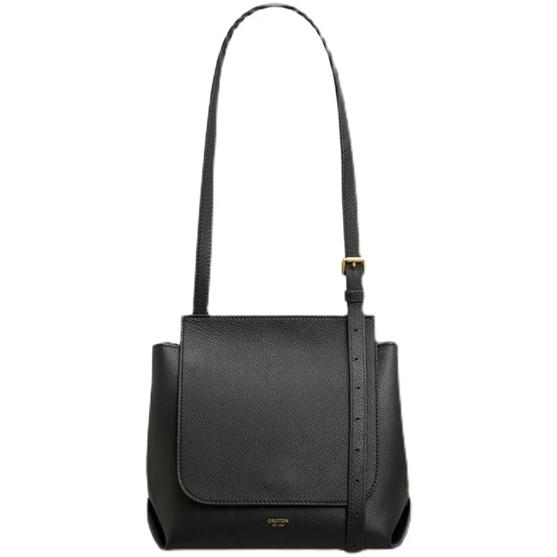 Маленькие квадратные сумки Oroton из натуральной кожи однотонные женские