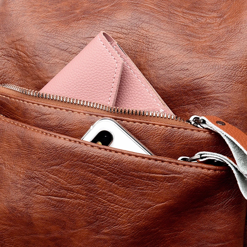Женские кожаные рюкзаки Mochila Feminina женские высококачественные школьные сумки для