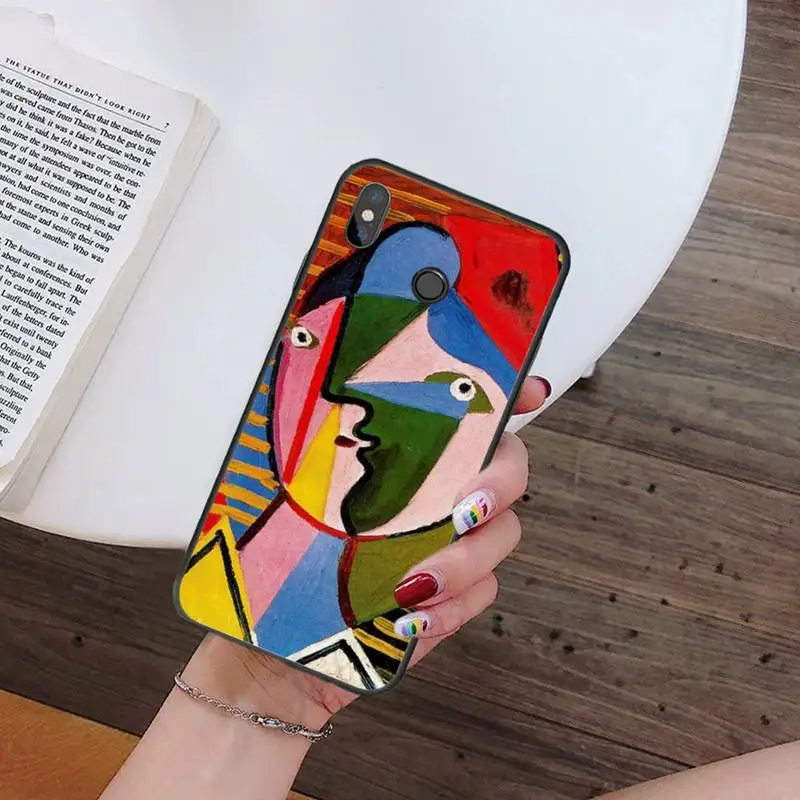 

Picasso abstract retro painting art Phone Case For Xiaomi Redmi note 7 8 9 t k30 max3 9 s 10 pro lite