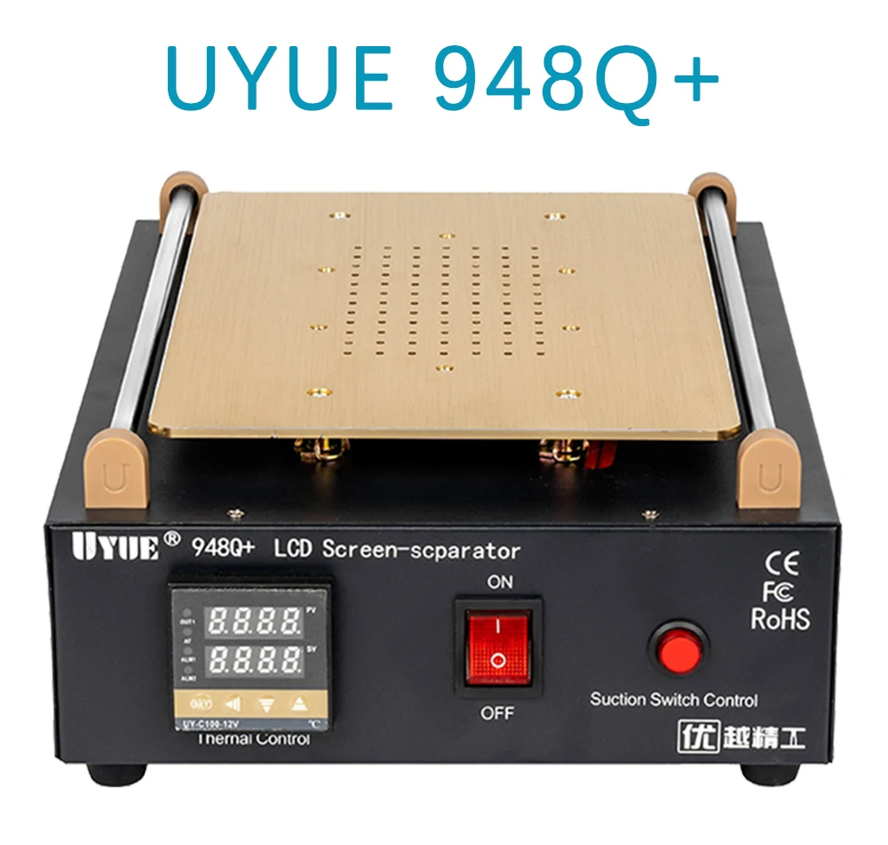Мобильный телефон ЖК-дисплей Экран сепаратор Uyue 948Q+ Встроенный вакуумный насос Макс. 11-дюймовая Стекло Сенсорный экран обновления
