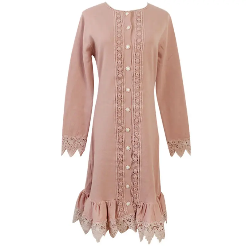 XITAO Pleated Patchwork Lace Hollow Out Dress Women Clothes 2019 Fashion Korean Casual Elegant Pullover Autumn New DMY1144 |