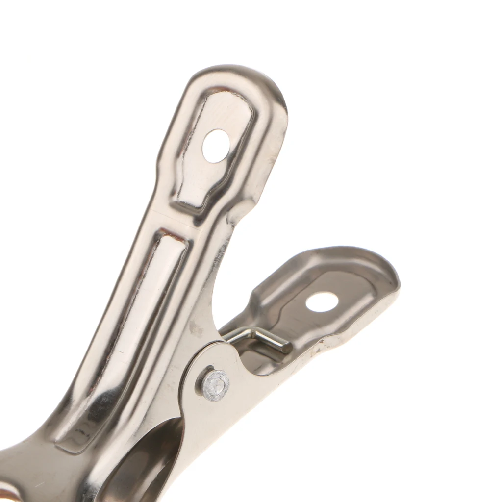 

Universal 6x Stainless Steel Laundry Pin Clothespins Photo Paper Pins Home