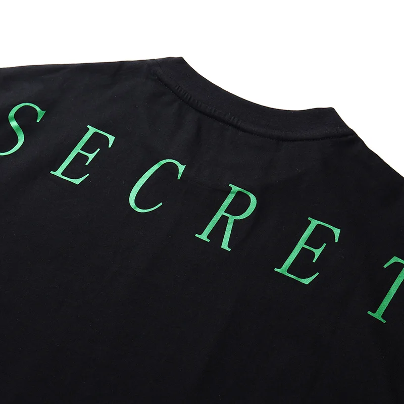 Уличная одежда 2020 футболка с принтом секретного человека хип-хоп большого
