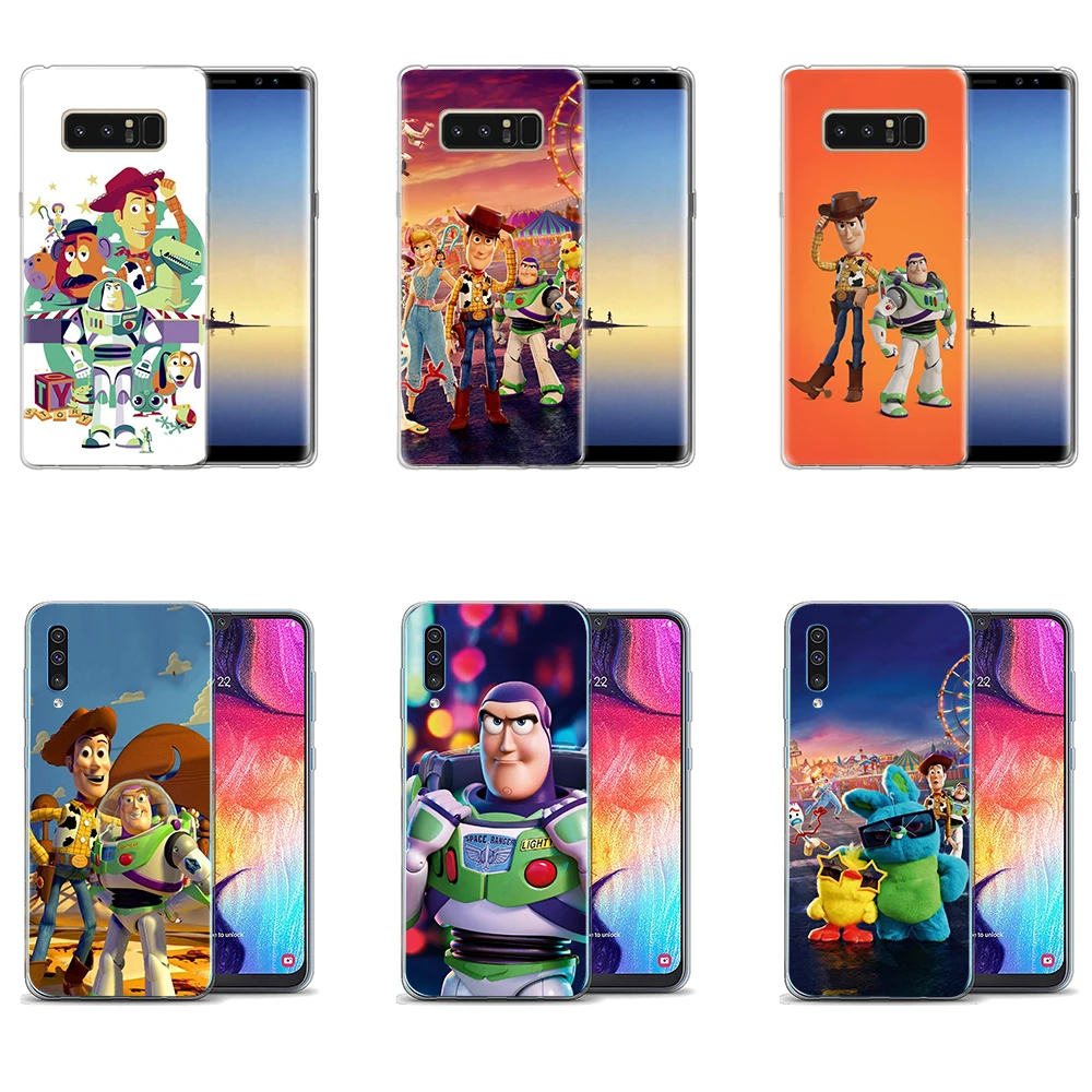 Toy Story Soft Case for Samsung Galaxy A9 A8 A7 A6 A5 J8 J4 J6 Prime Plus 2018 2017 A2 Core |
