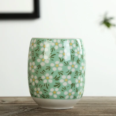 

Retro blue and white porcelain tea cup tea set large water cup 175ml master cup wine glass porcelain cup single cup home