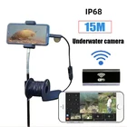Подводная камера для рыбалки, HD камера для подводной рыбалки, 5 мегапикселей, водонепроницаемость IP67, мобильный телефон с подсветкой 8 светодиодов, эхолот-рыболокатор