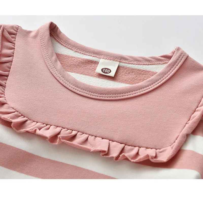 Платье с оборками для маленьких девочек модель 2019 года весеннее платье