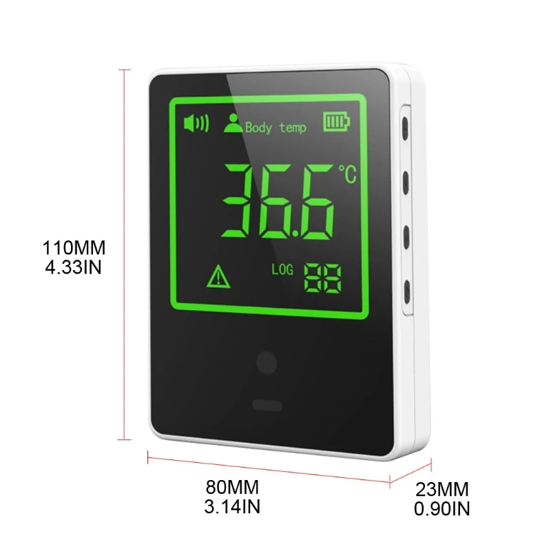

Wall-mounted Automatic Induction Digital Thermometer Infrared Temperature Meter