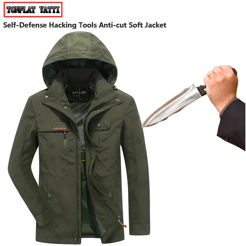 

New Anti-Stab Jacket Men UHMWPE Anti-thorn Jackets Lightweight Soft Invisible Body Protection Anti-cut Tops Breathable Clothing