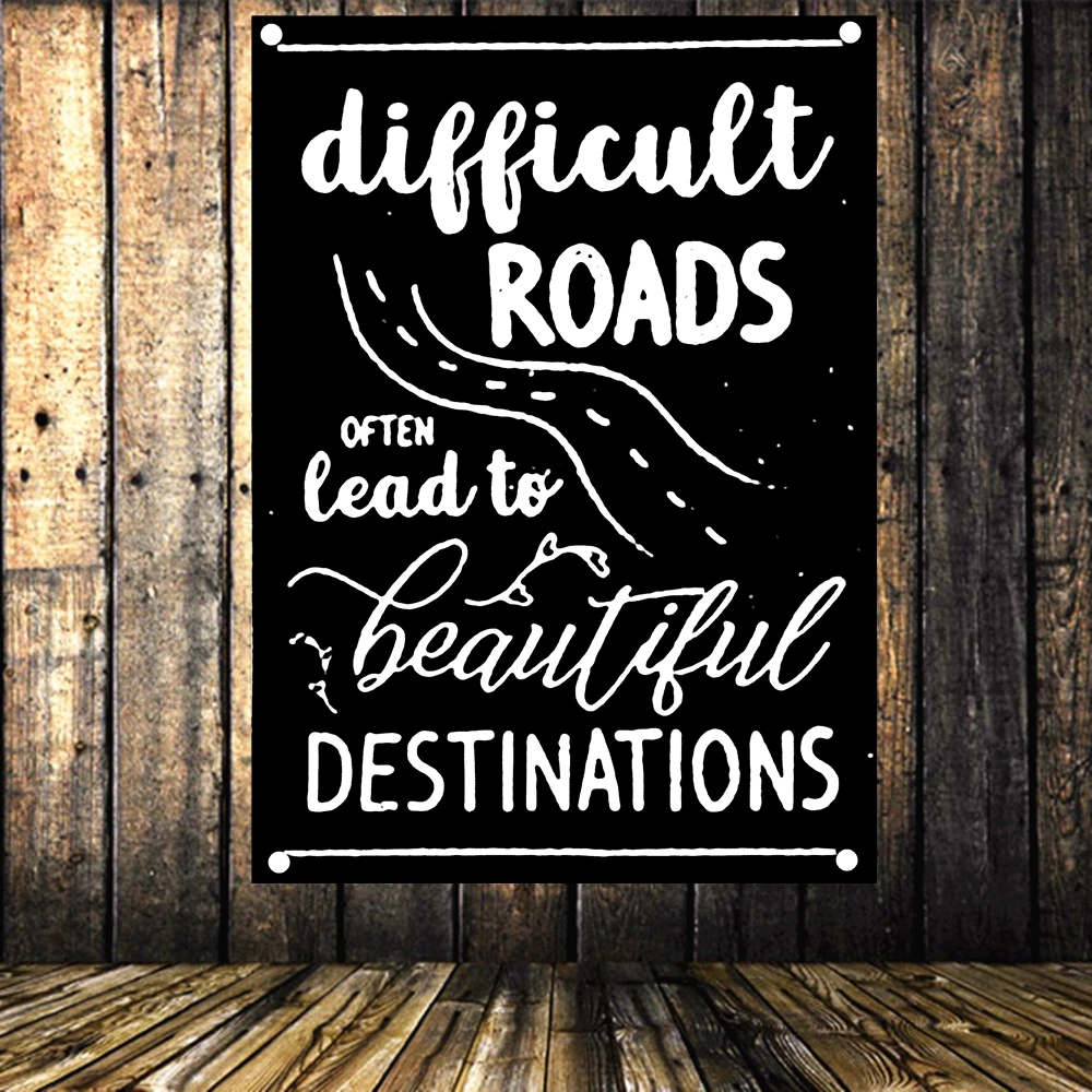 Вдохновляющие мотивирующие постеры с цитатами для класса или школы Флаги и