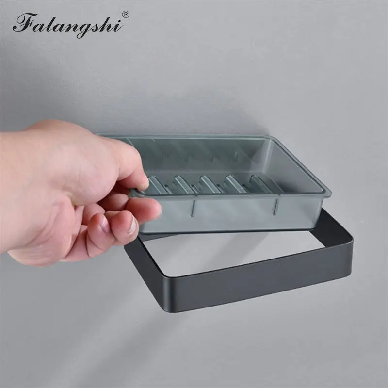 Falangshi 304 нержавеющая сталь мыльница ванная комната шампунь держатель Настенный