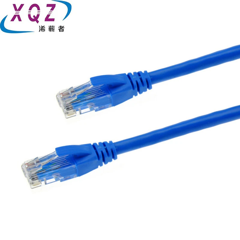 

CAT6E internet cable pure copper ethernet cord Lan cable Network Cable for Computer Modem Router blue UTP patch cord